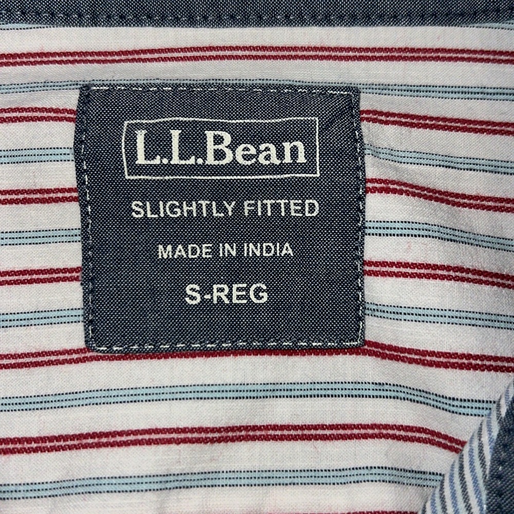 L.L.Bean 100% cotton button down shirt size S - Picture 8 of 11